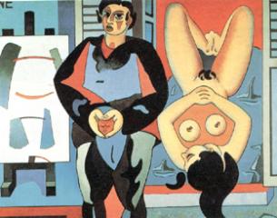 Quadro: Óleo sobre tela-Autor: Jean Hellion–Título: A Maneira Equivocada-1947