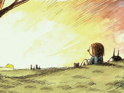 papel de parede disponível no site do quadrinista.