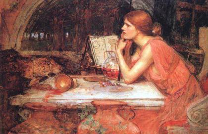 Pintura de John William Waterhouse (1849-1917).