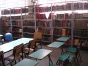 .Interior da biblioteca.