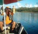 Pescando no Lago de Serra da Mesa