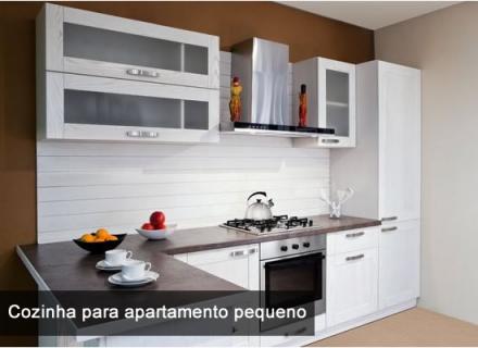 Cozinha para apartamento pequeno 