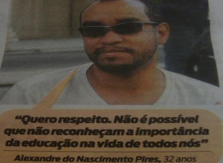 Foto extraída do jornal O Dia.