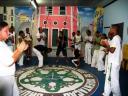 Roda de Capoeira na A. C. GUETO - Mestre Jean Pangolim e Milani nos Berimbaus