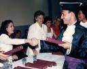 No Rio de Janeiro, em 1995 - Formatura do curso de Letras