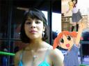 Cosplay da Rukia Kuchiki,  Chiyo-Chan e Ana Laura, aficcionada do mangÃ¡