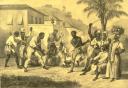 Johann Moritz Rugendas – “Jogar capoëra ou danse de la guerre”