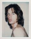 retrato de Mick Jagger em polaroide: como era bonito, o cara!