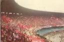 A torcida rubra na década de 70