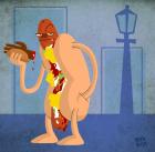 Pin-up do Monstro Souza, por Rafael Rosa