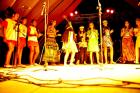 No palco