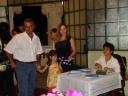 As poetas Aninha Barbosa e Cristina Emhke com a família